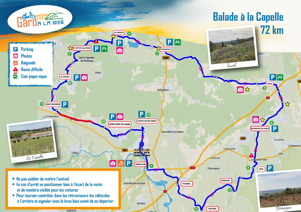 Balade a la capelle en mobylette